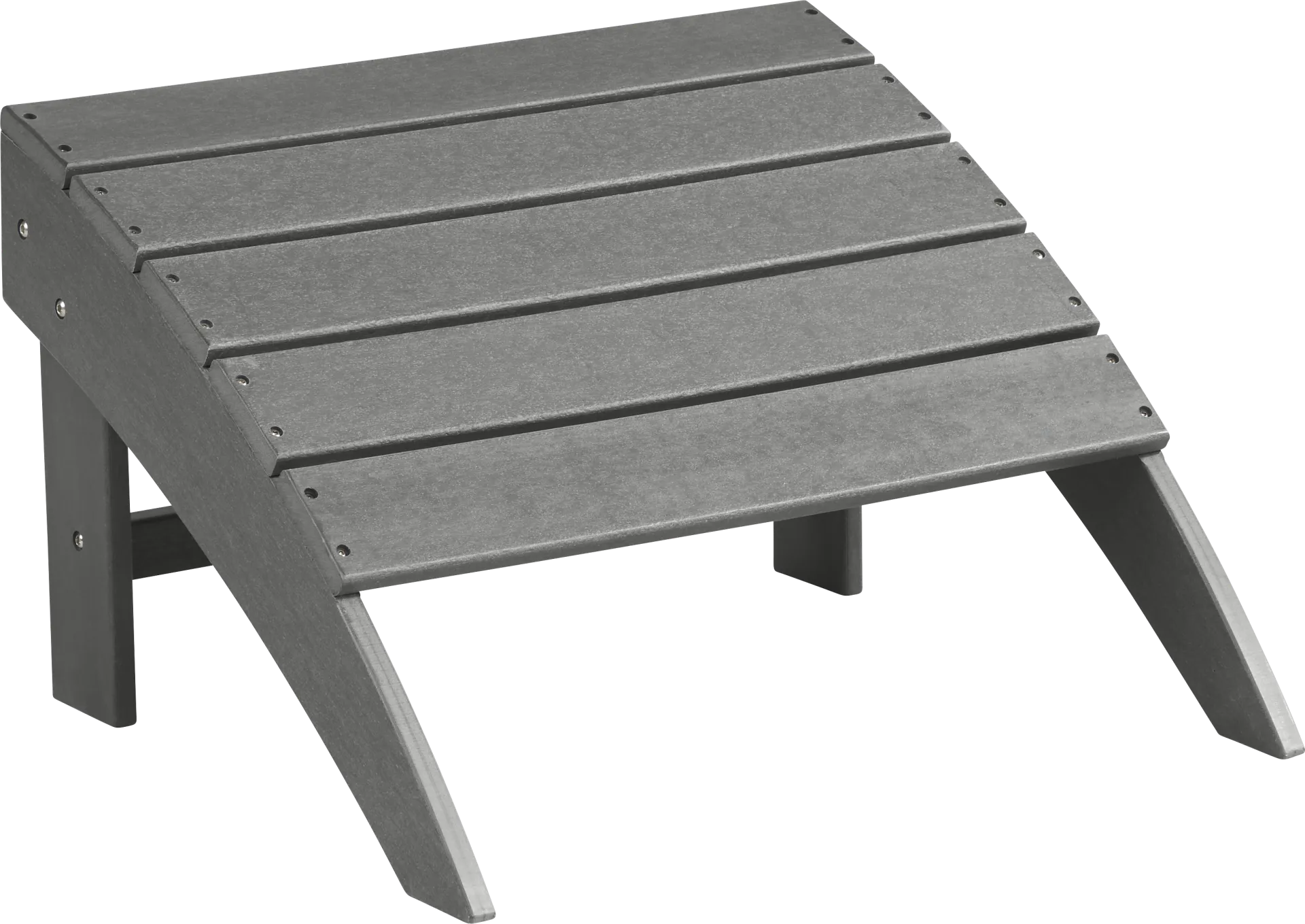 Addy Gray Outdoor Footrest - Image 1