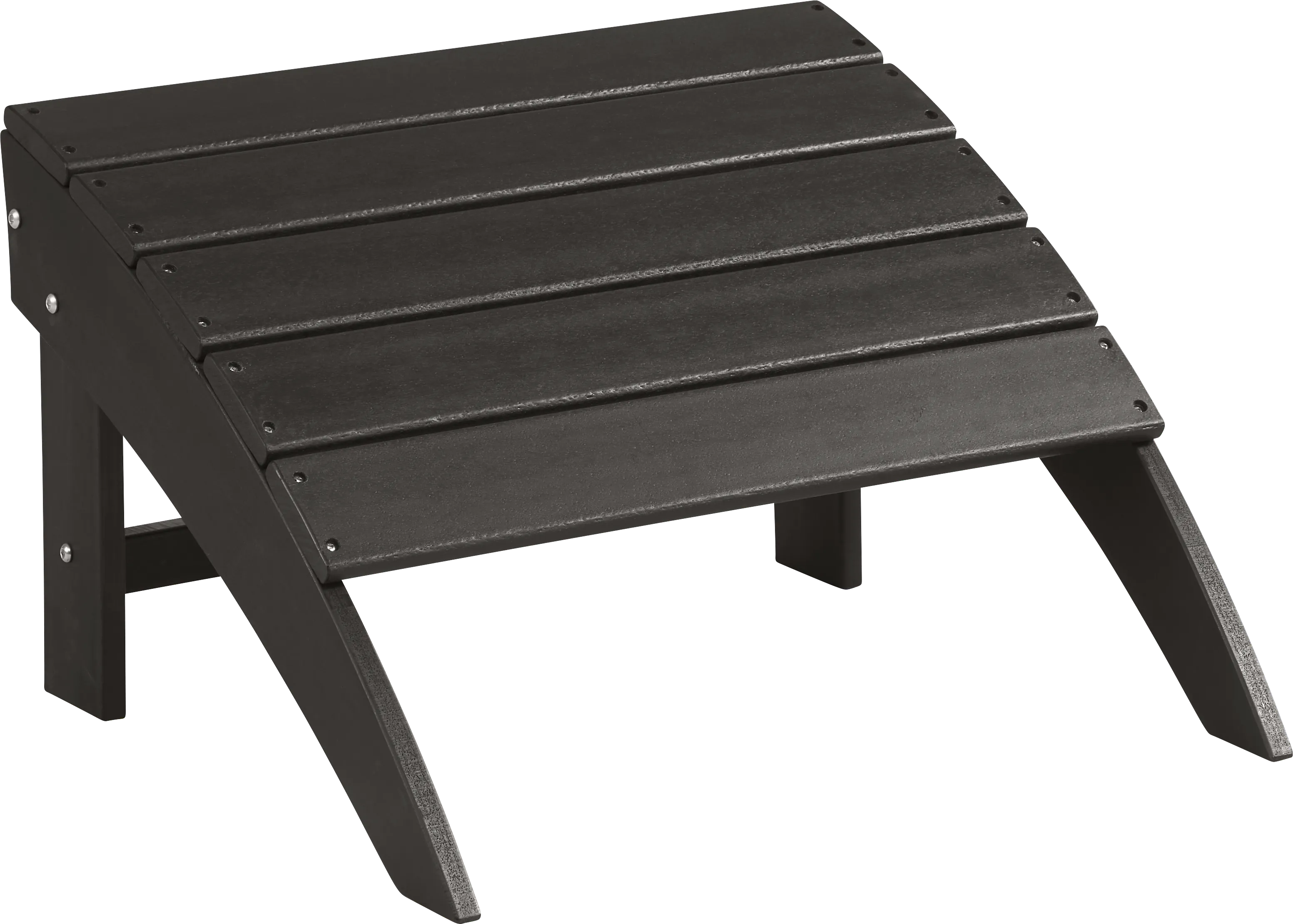 Addy Black Outdoor Footrest - Thumbnail - Image 1