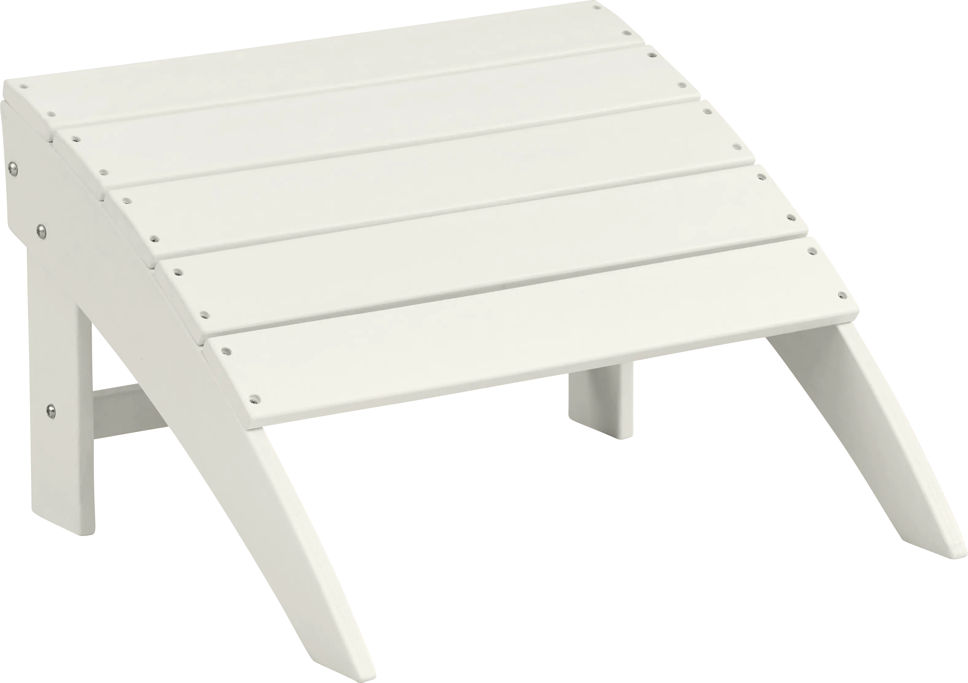 Addy White Outdoor Footrest - Thumbnail - Image 1