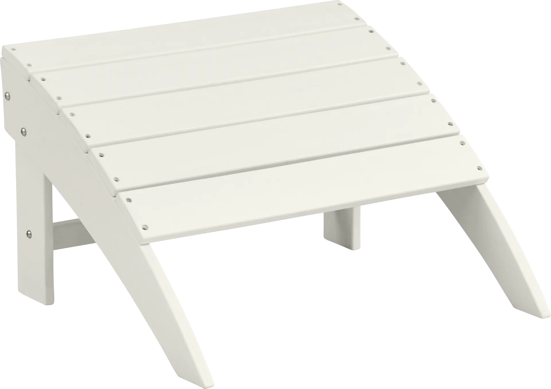 Addy White Outdoor Footrest - Image 1