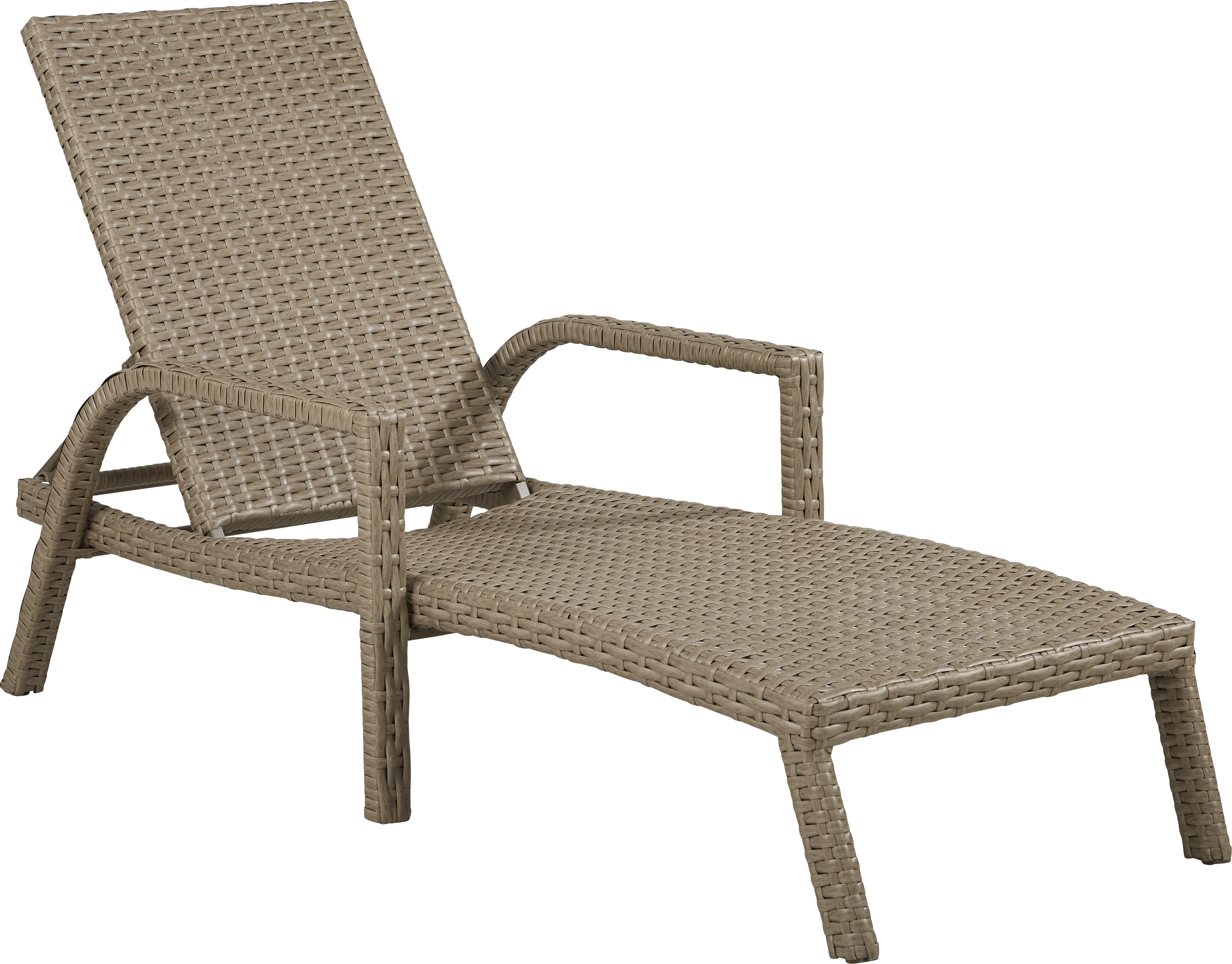 Siesta Key Driftwood Finish Outdoor Chaise - Thumbnail - Image 1