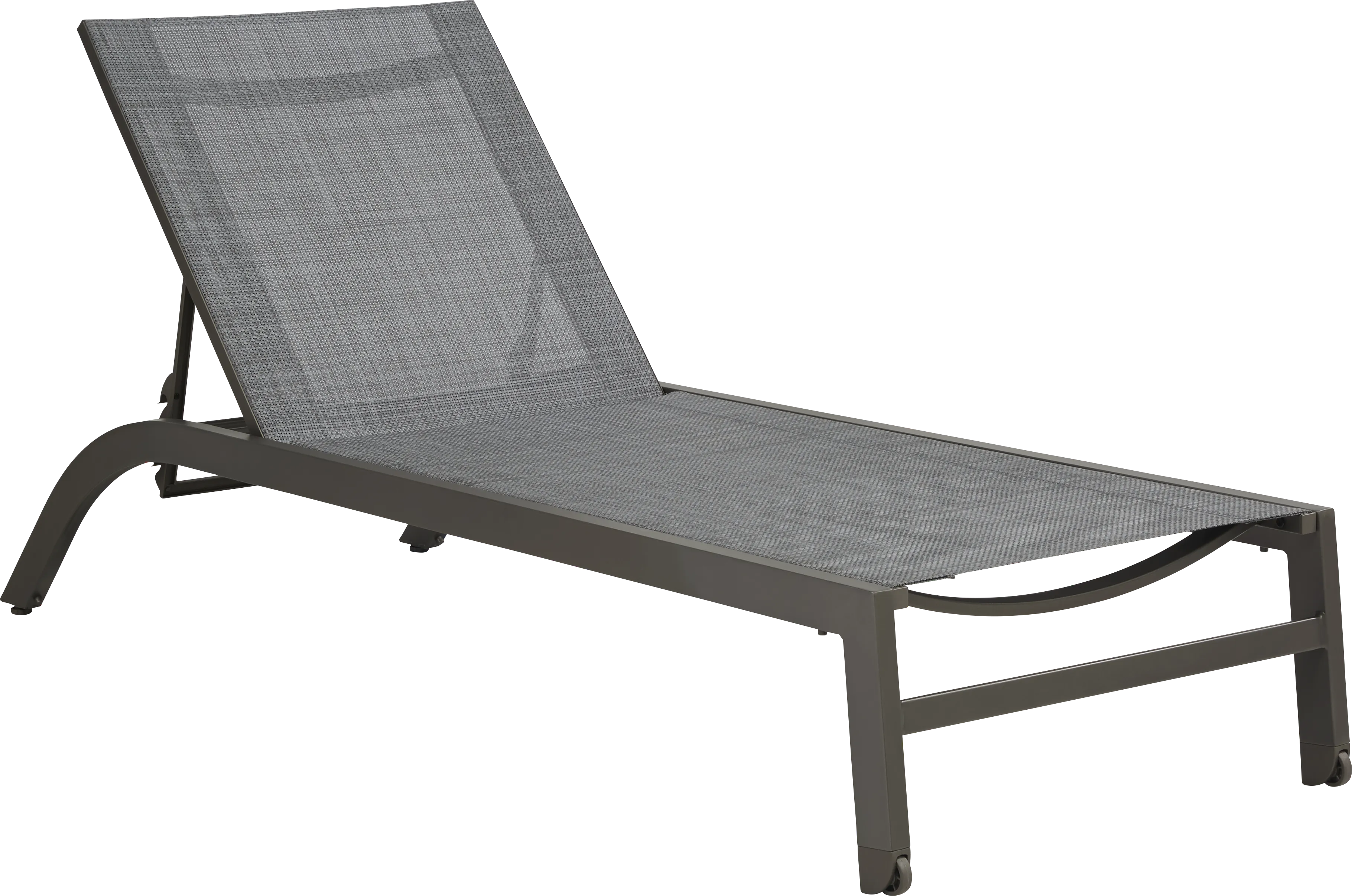 Ocean Tide Gray Outdoor Chaise - Thumbnail - Image 1
