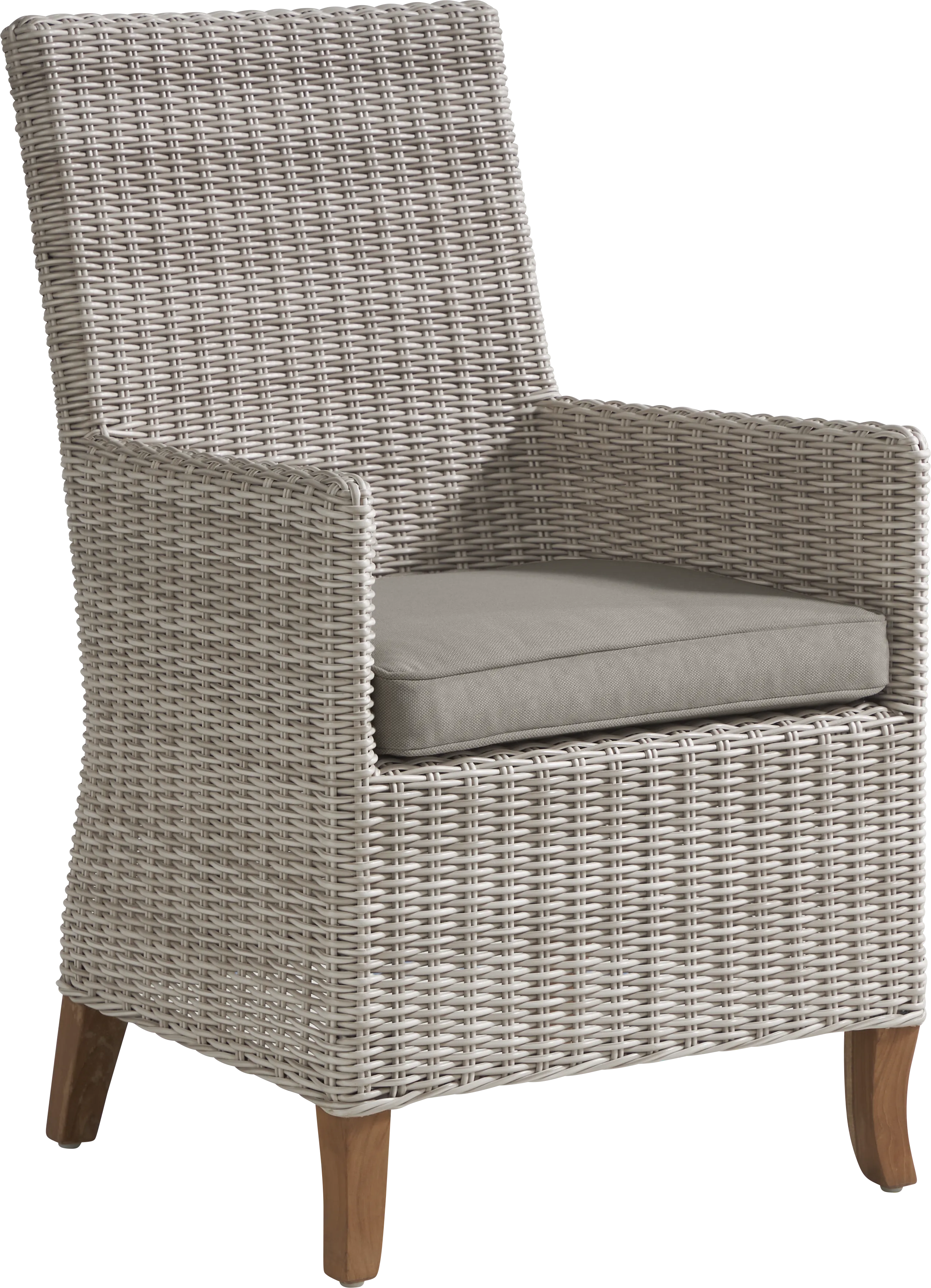 Patmos Gray Outdoor Arm Chair - Thumbnail - Image 1