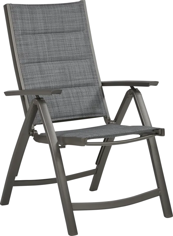 Ocean Tide Gray Outdoor Position Chair