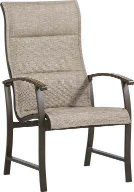 Lake Breeze Aged Bronze Outdoor Sling Dining Chair