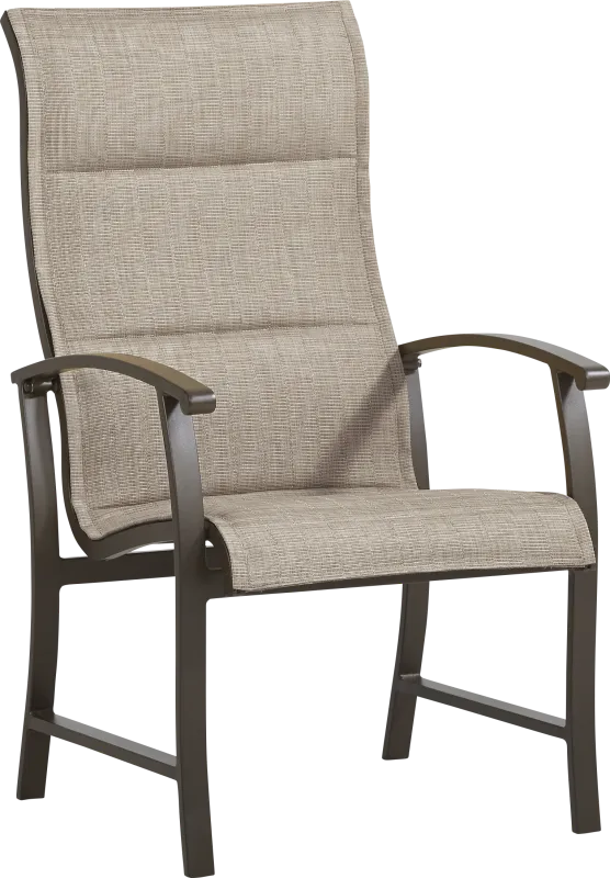 Lake Breeze Aged Bronze Outdoor Sling Dining Chair