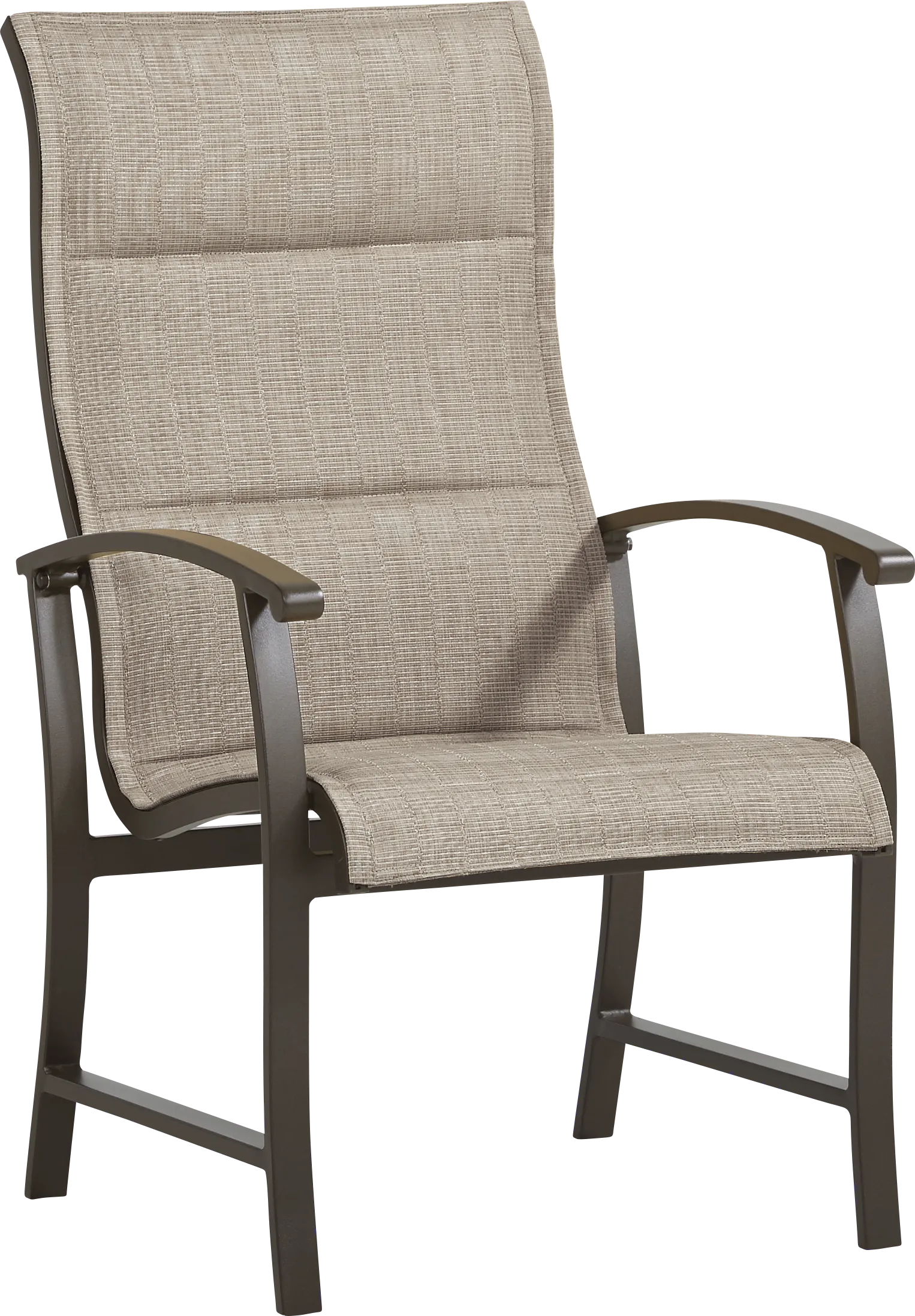 Lake Breeze Aged Bronze Outdoor Sling Dining Chair - Image 2