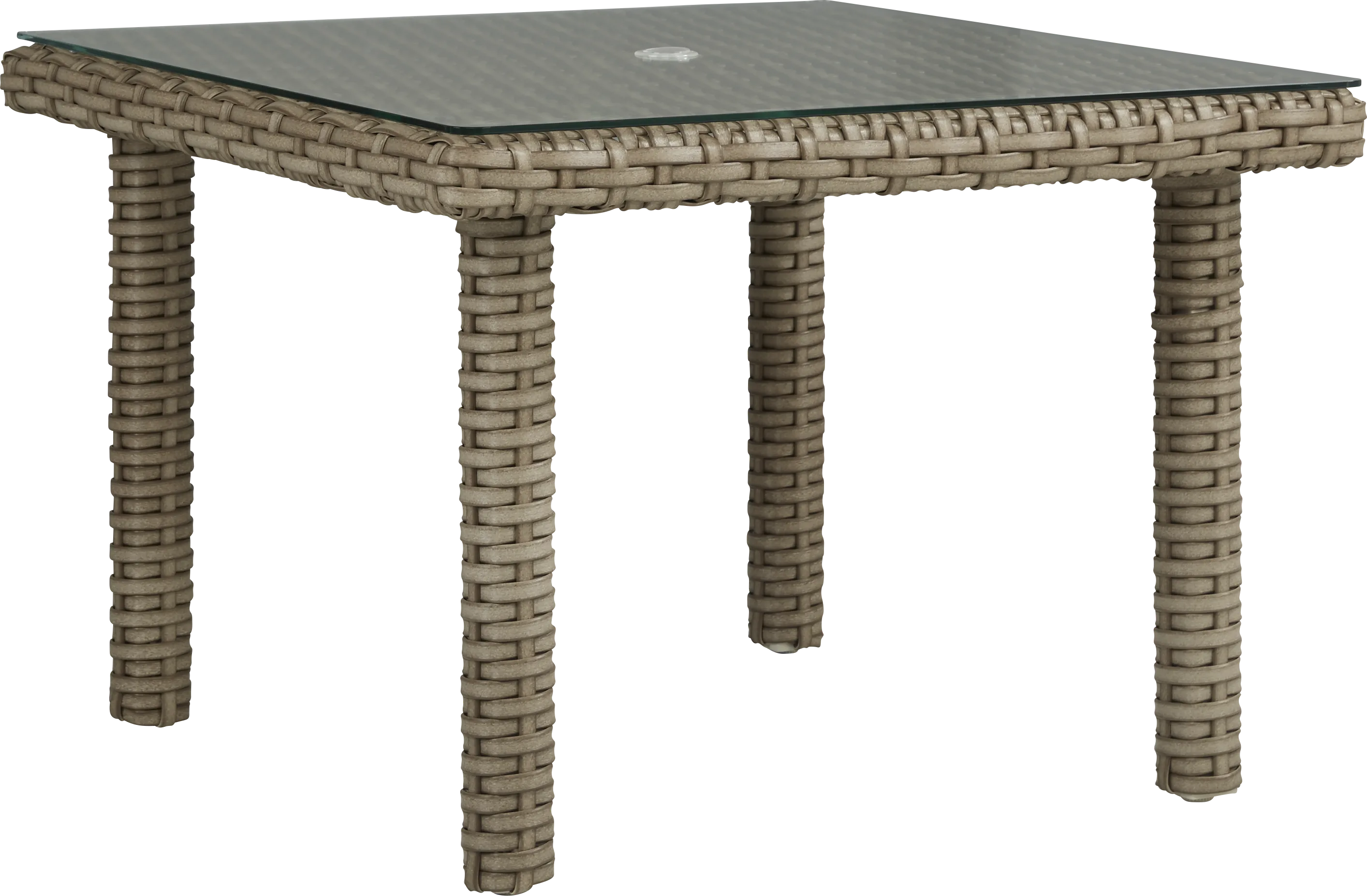 Siesta Key Wicker Outdoor Square Dining Table | Rooms to Go