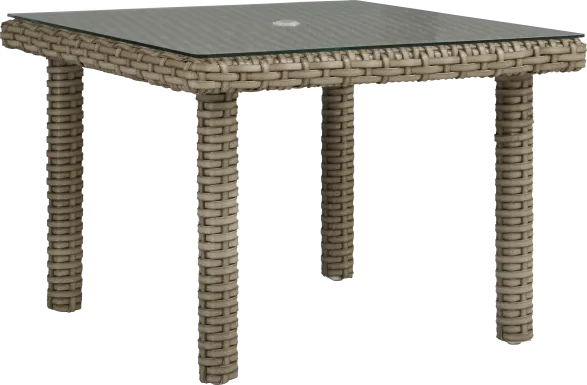 Siesta Key Driftwood Finish 42 in. Square Outdoor Dining Table