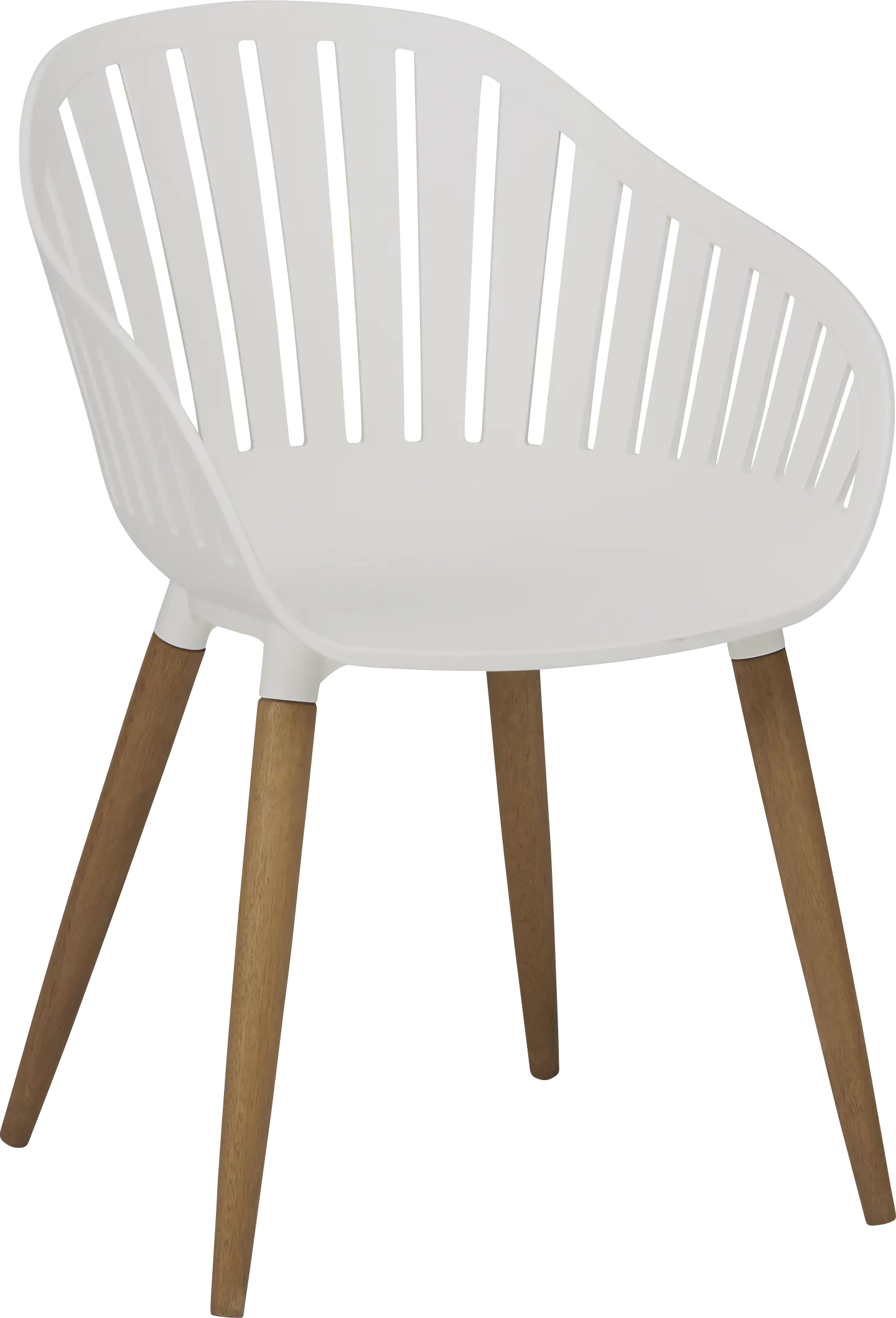 Nassau White Outdoor Side Chair
