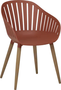 Nassau Orange Outdoor Side Chair