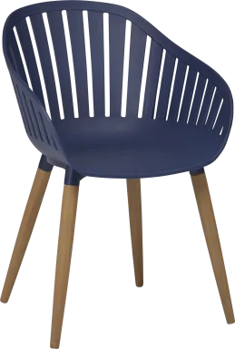 Nassau Blue Outdoor Side Chair