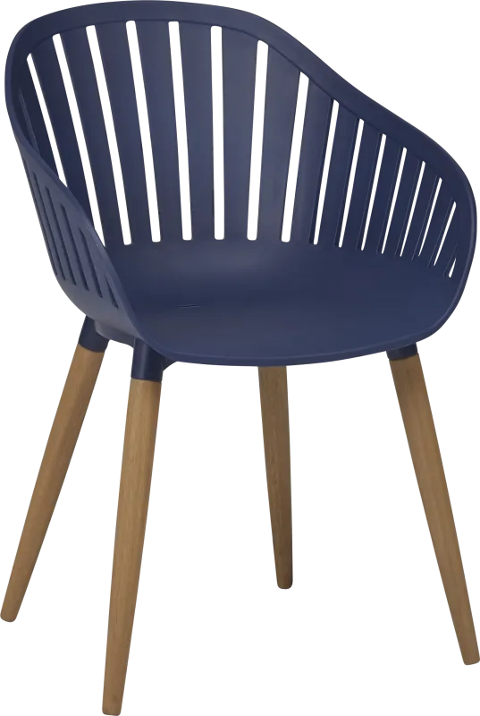 Nassau Blue Outdoor Side Chair