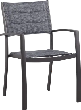 Ocean Tide Gray Outdoor Arm Chair