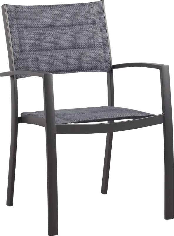 Ocean Tide Gray Outdoor Arm Chair