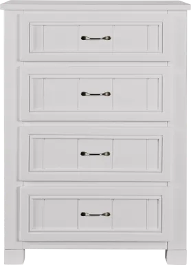 Kids Cottage Colors White Chest