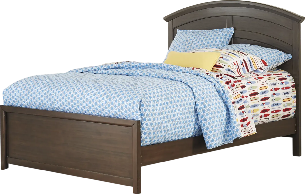 Kids Santa Cruz Brown Cherry Full Panel Bed