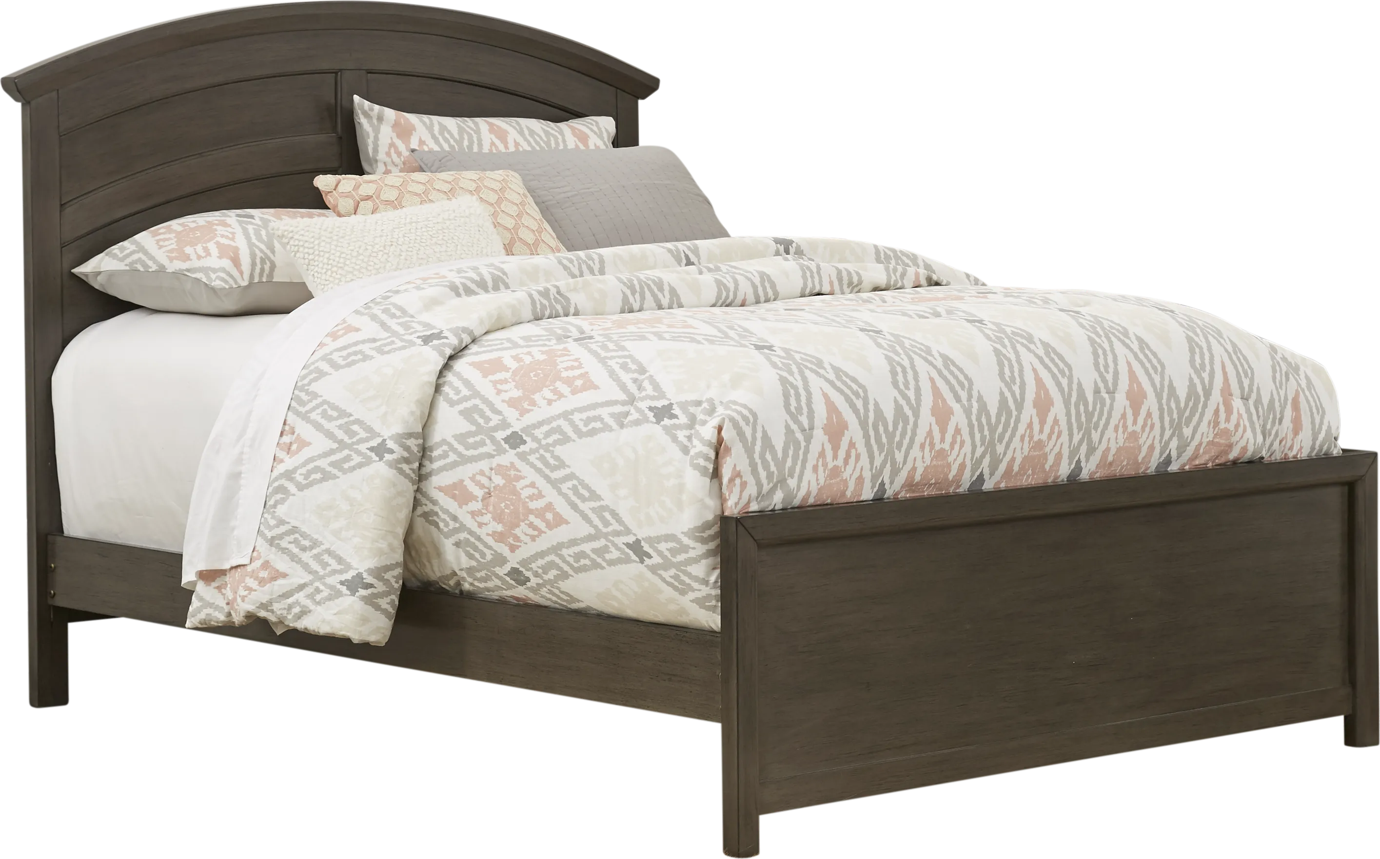 Kids Santa Cruz Gray Full Panel Bed - Thumbnail - Image 1