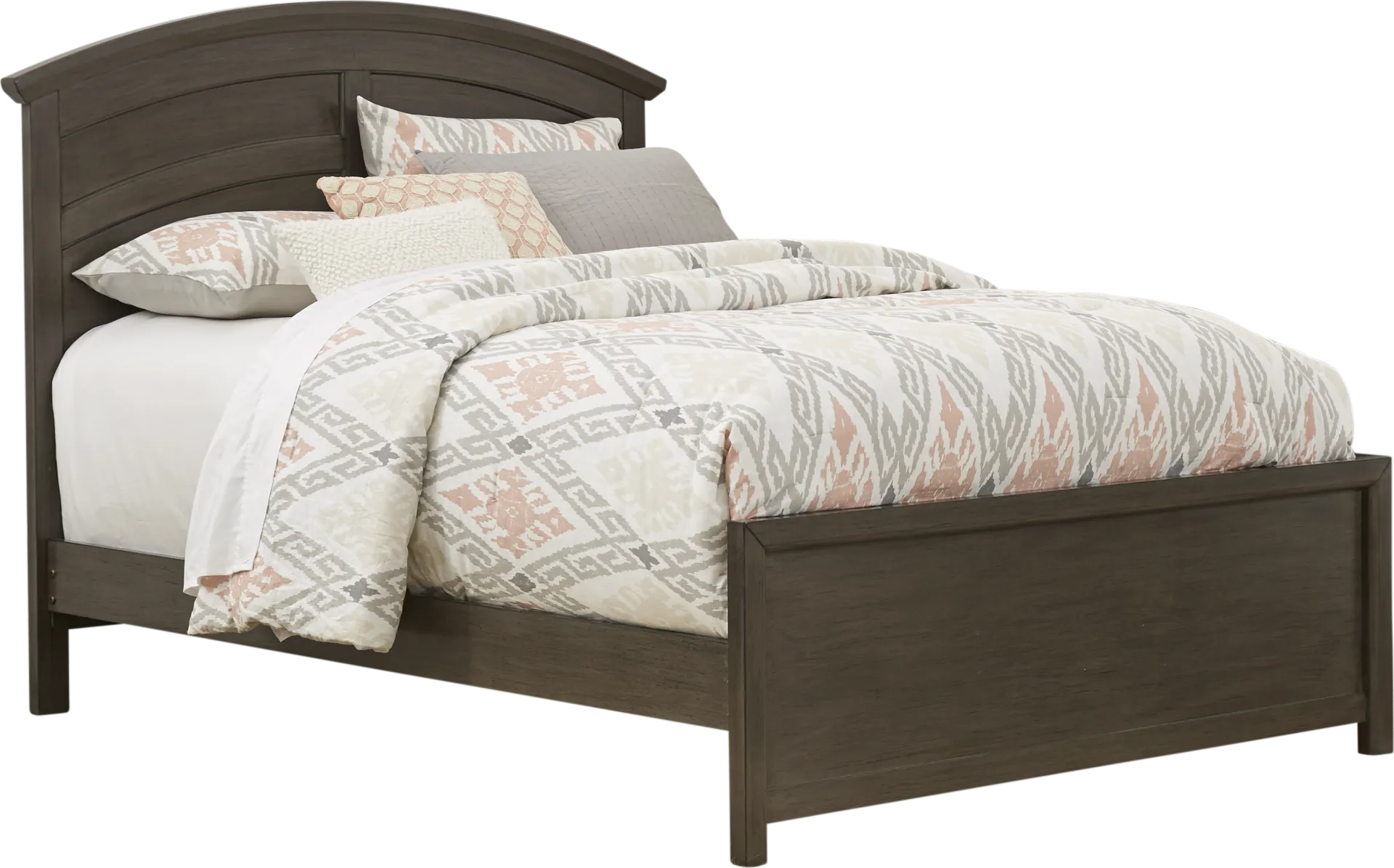 Kids Santa Cruz Gray Full Panel Bed - Image 1