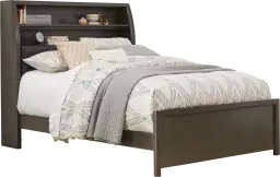 3 pc full bookcase bed
