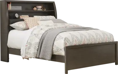 3 pc full bookcase bed