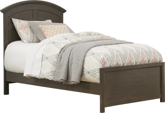 Kids Santa Cruz Gray Twin Panel Bed