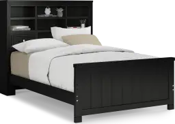 3 pc full bookcase bed