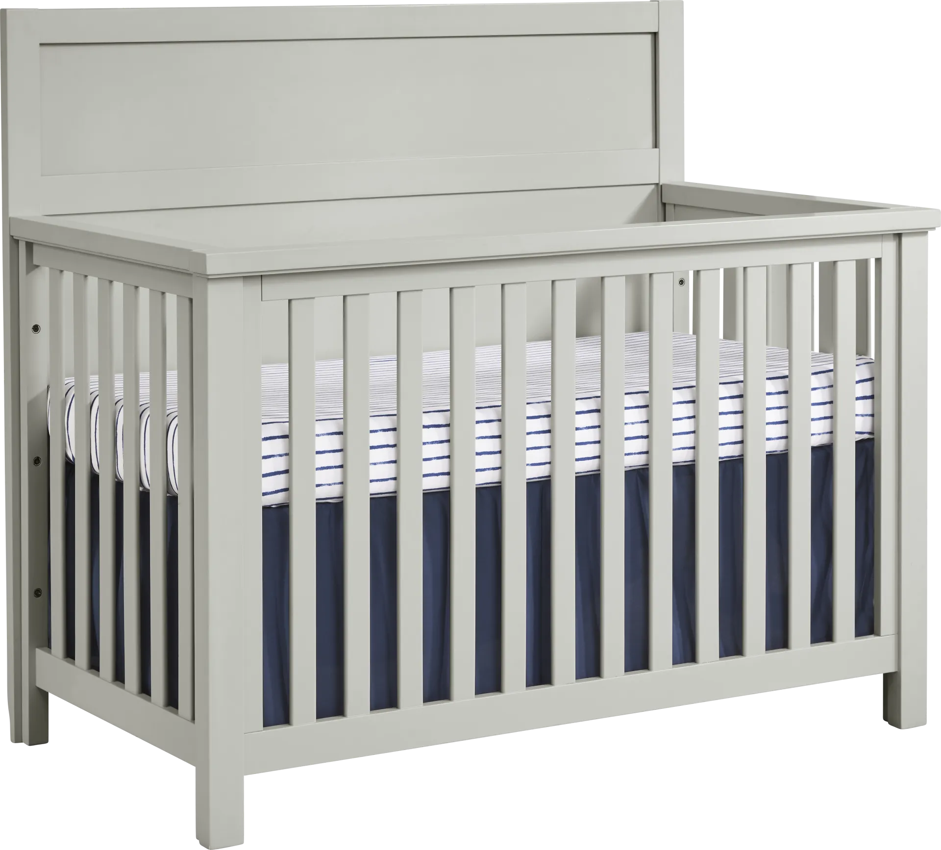 Kids Starry Dreams Gray 4-in-1 Convertible Crib - Image 1