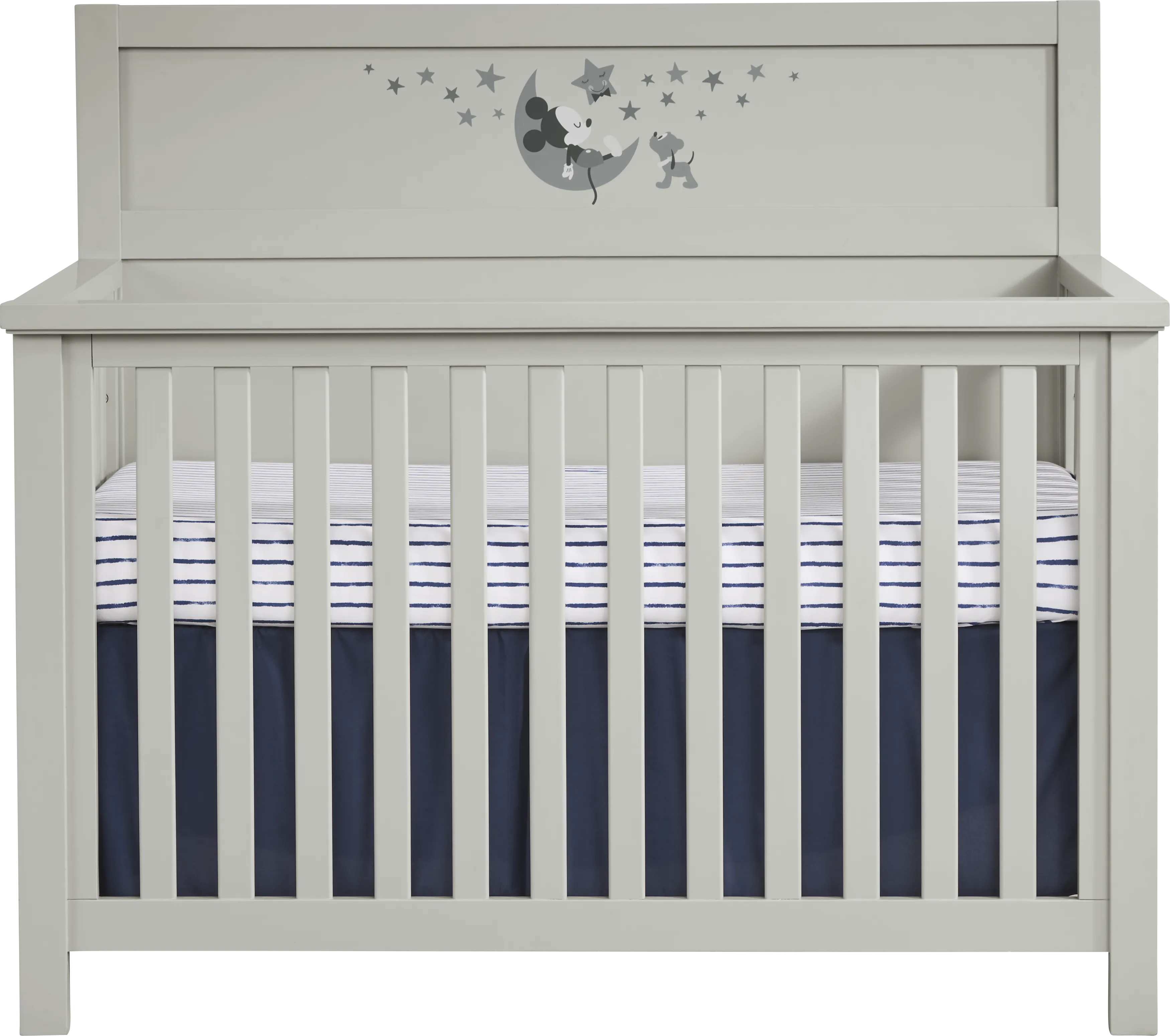 Disney Baby Starry Dreams with Mickey Mouse Gray 4 Pc Nursery with Toddler Rails - Thumbnail - Image 2