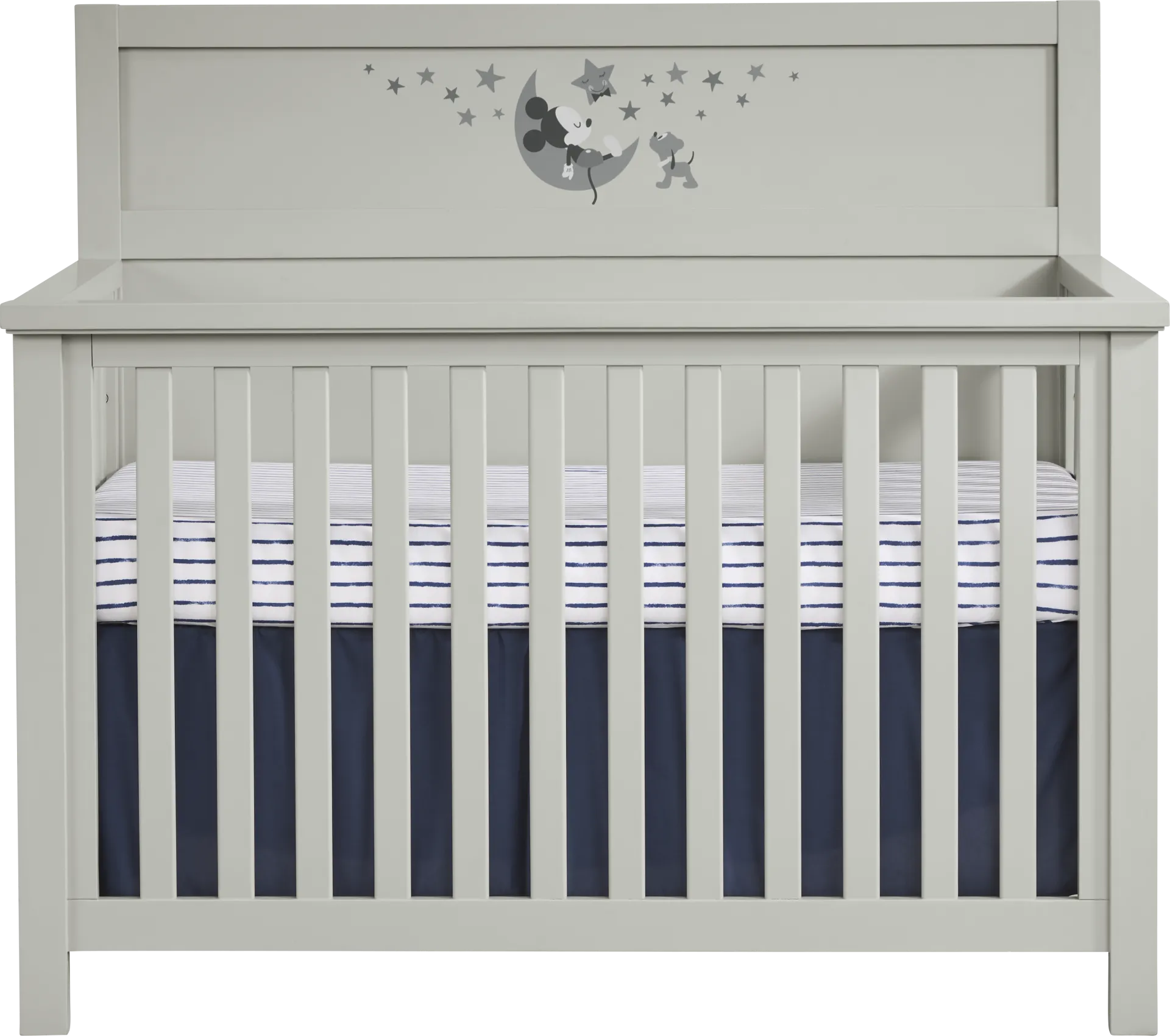 Disney Baby Starry Dreams with Mickey Mouse Gray 4 Pc Nursery with Toddler Rails - Image 2