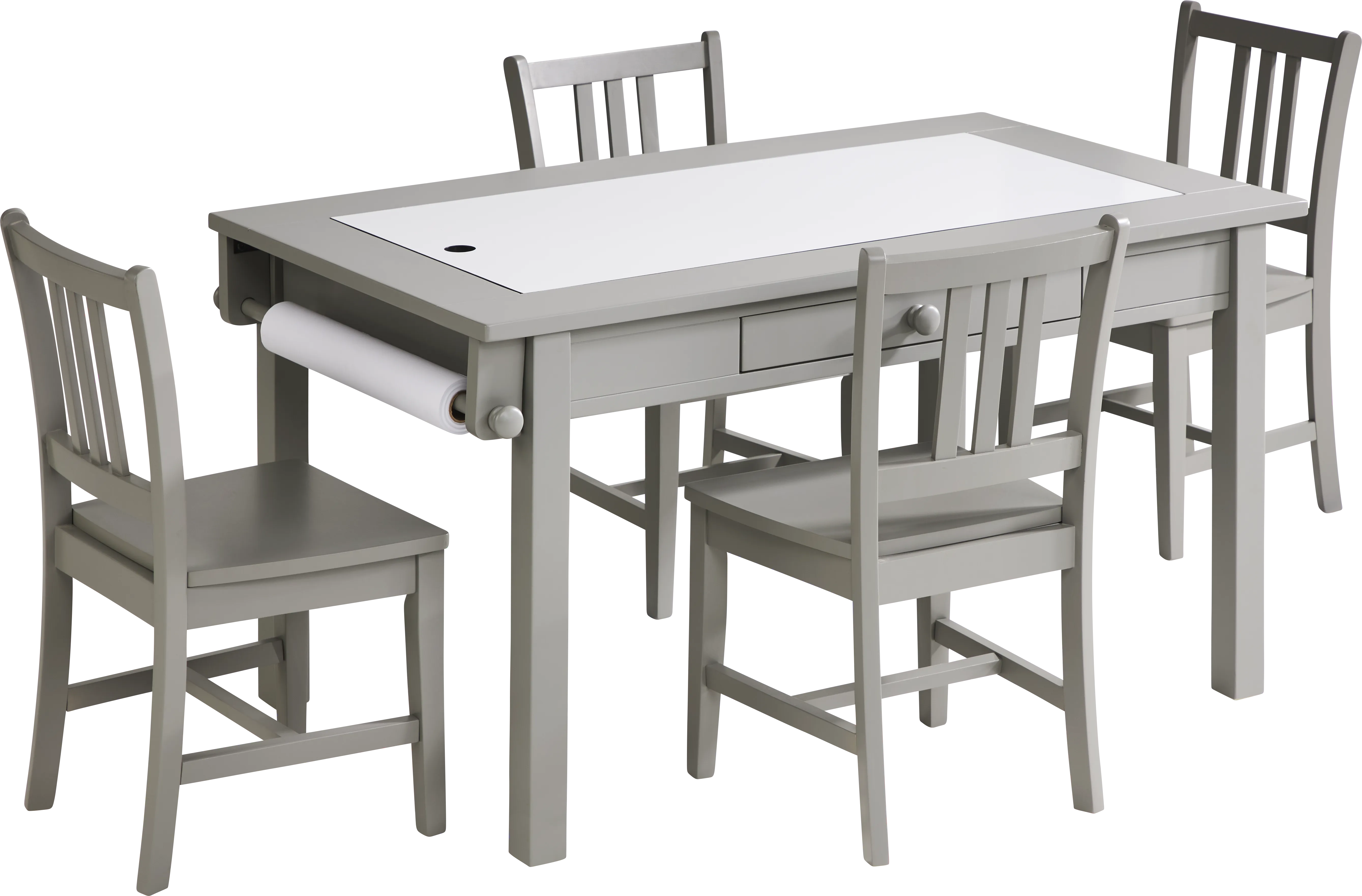 Kids Jo Jo Gray Creativity Table Set - Thumbnail - Image 1