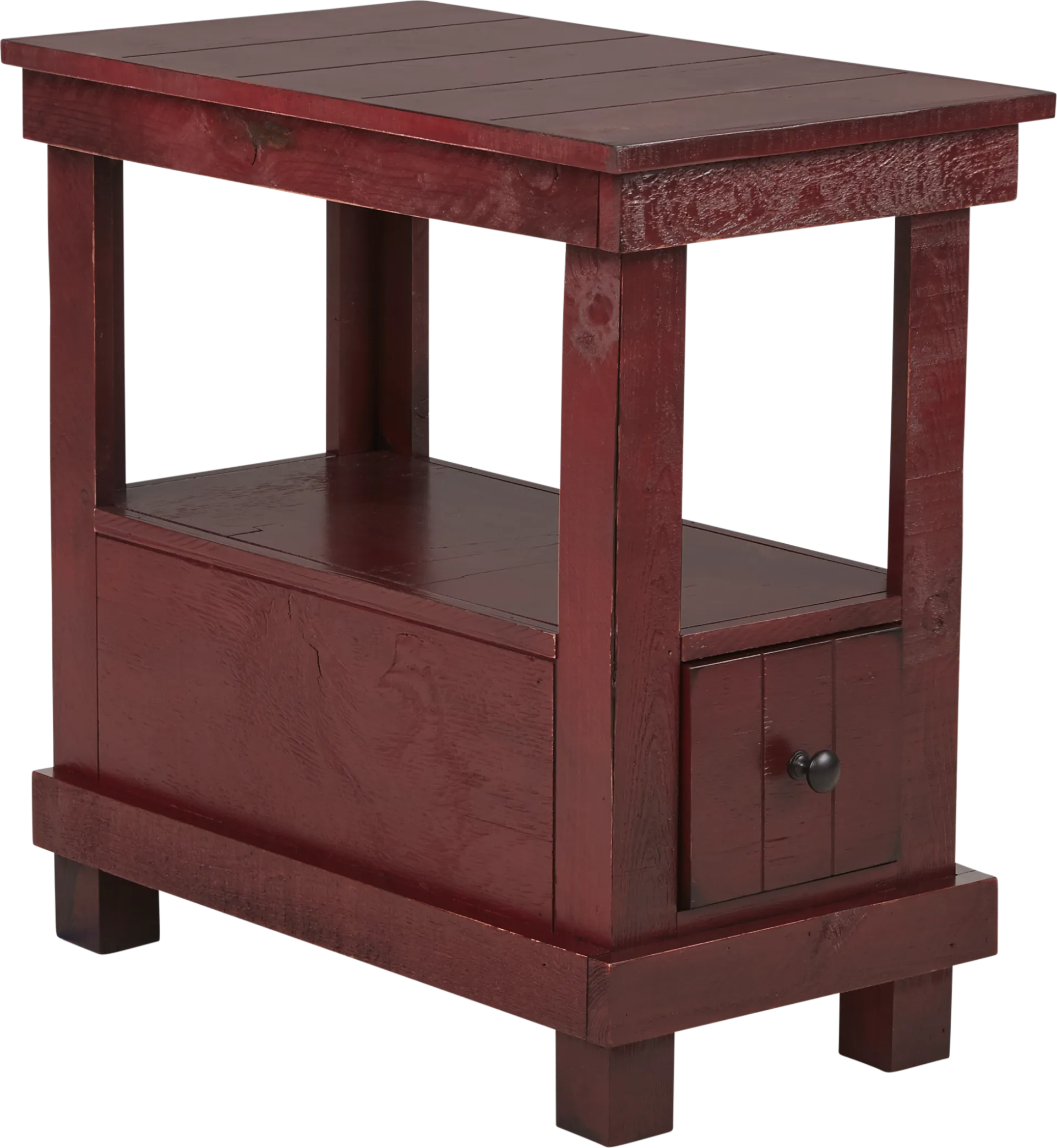Havenwood Red Chairside Table - Image 1