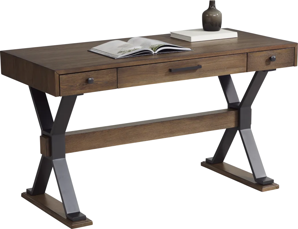 Hazelnut Woods Brown Desk