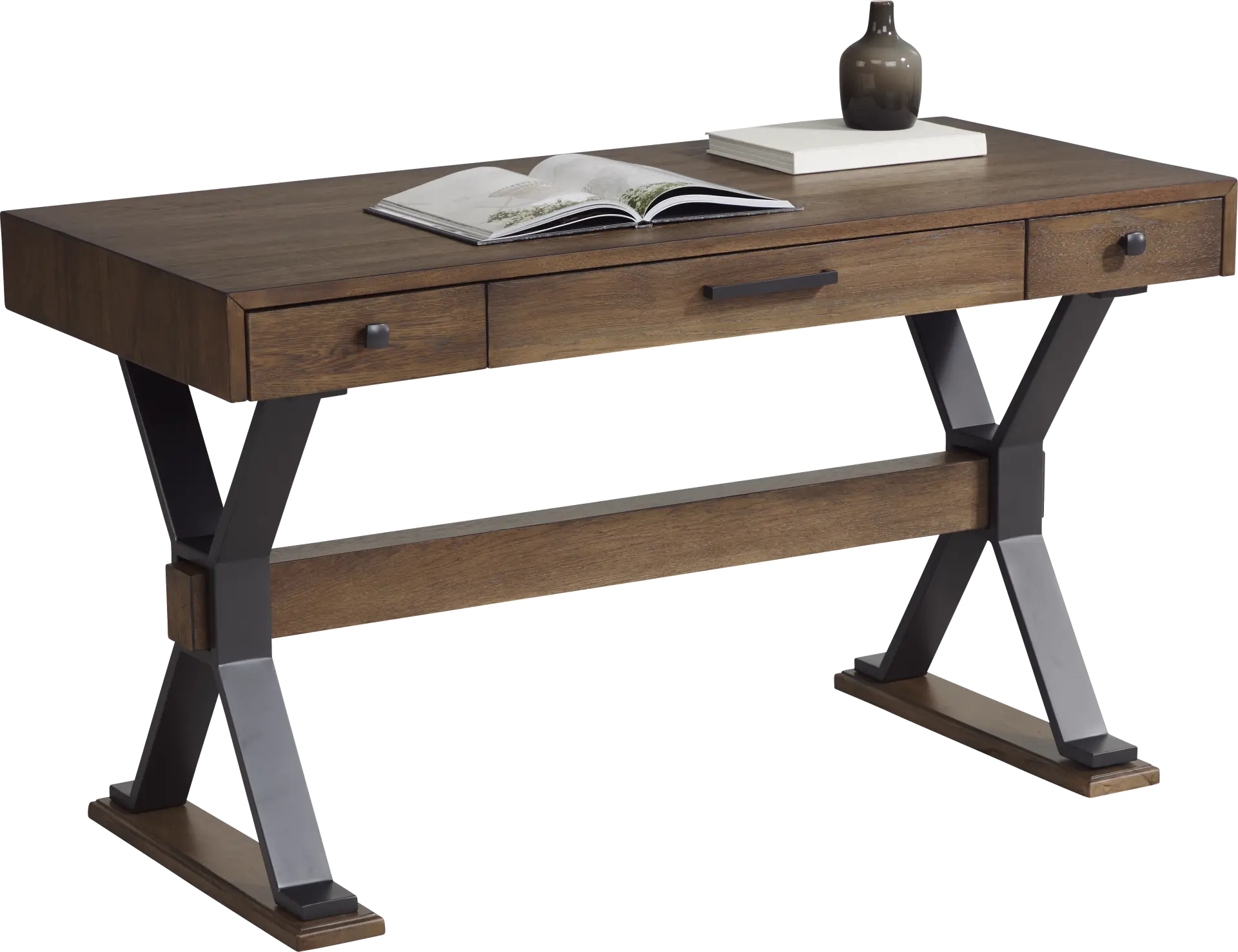 Hazelnut Woods Brown Desk