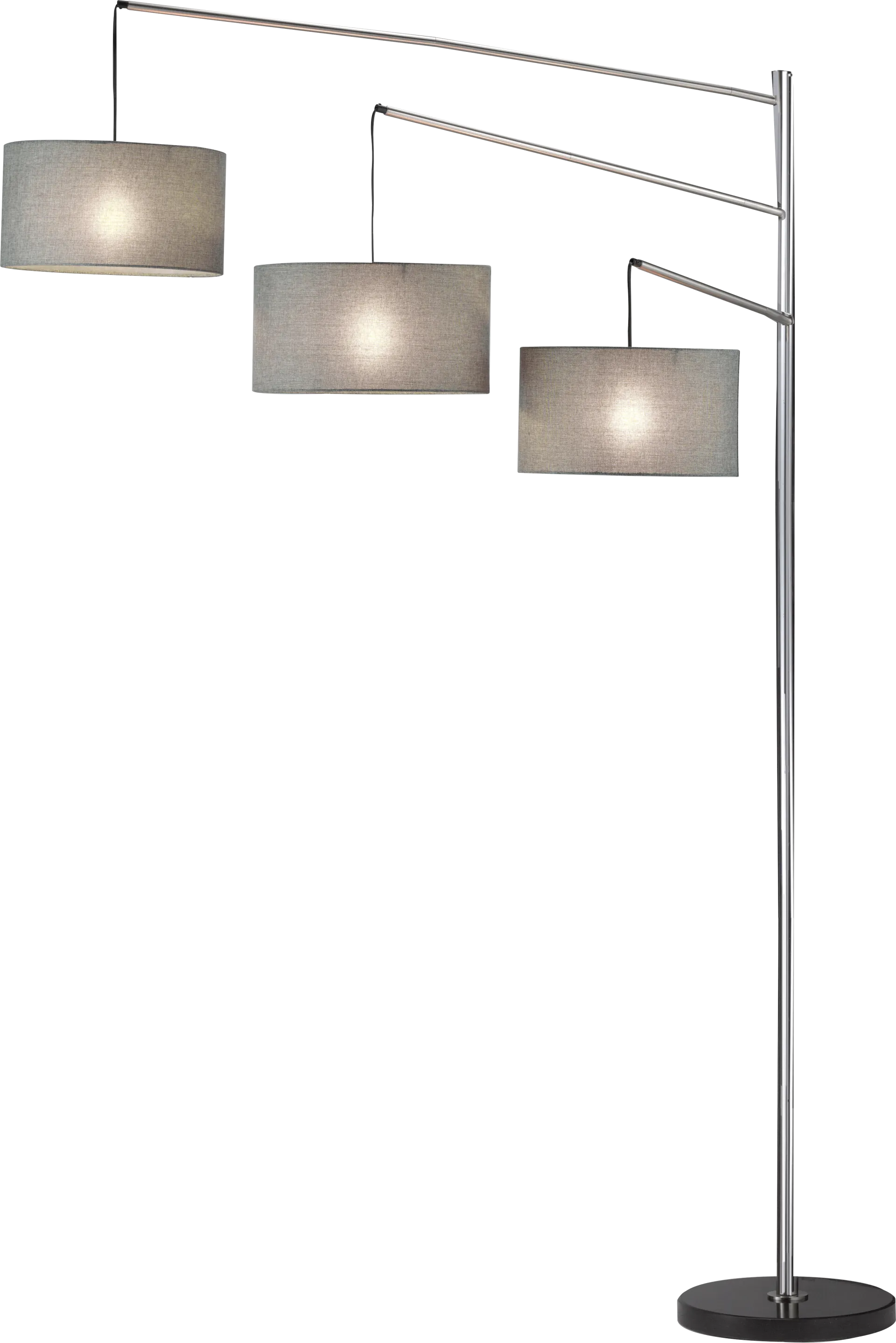 Laina Silver Floor Lamp - Image 1