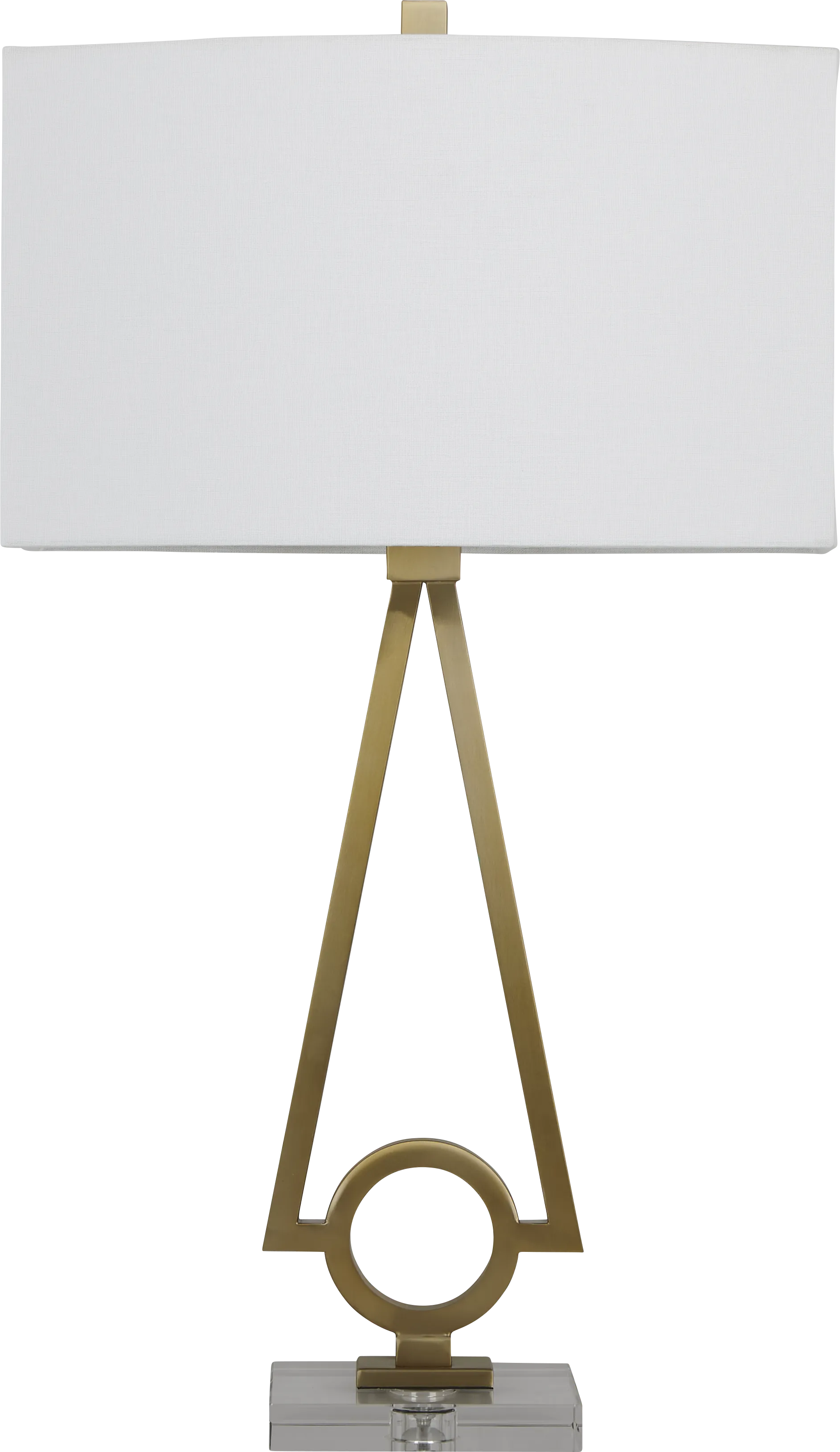 Triangle Park Gold Lamp - Image 1