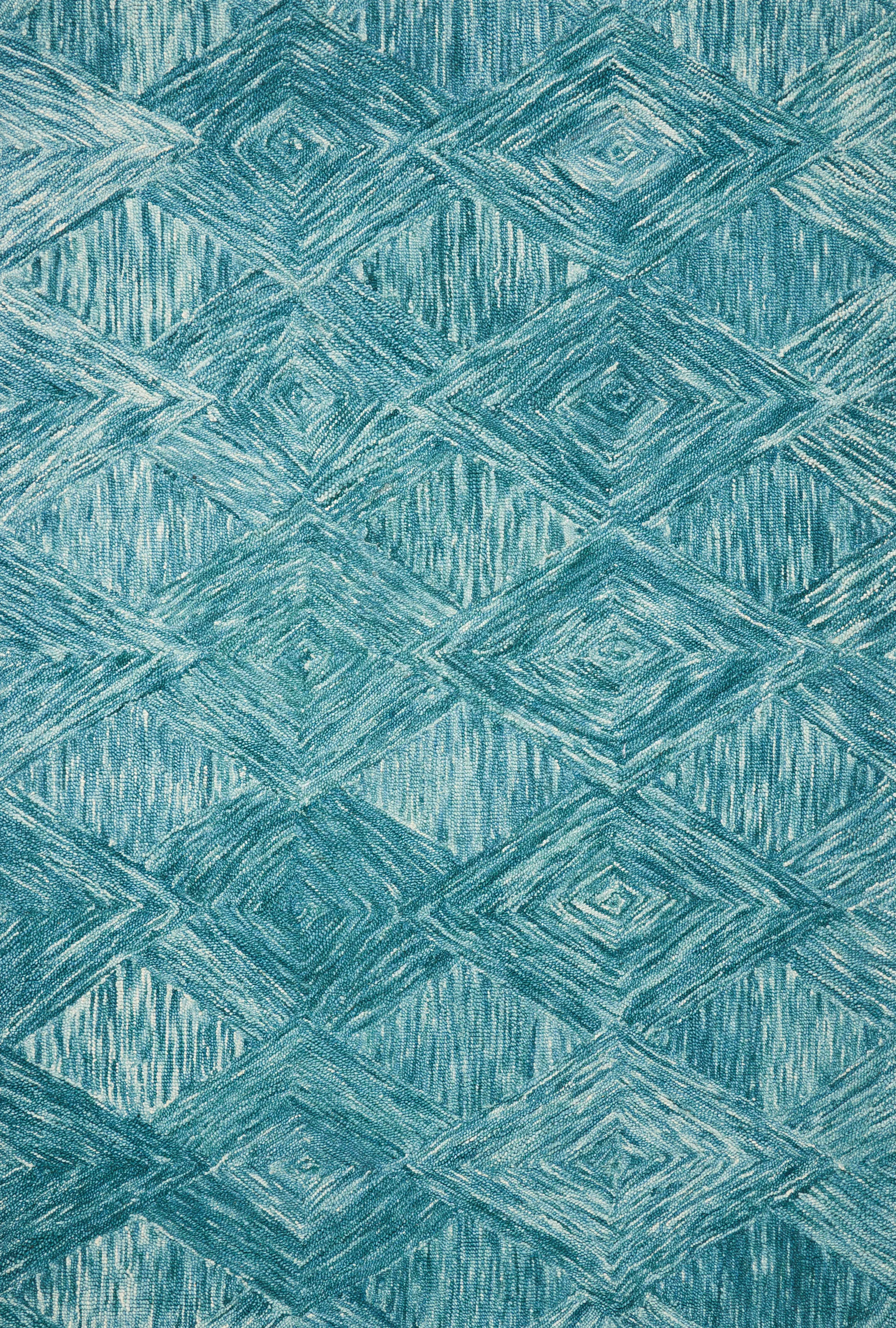 Litzendorf Teal 3'9 x 5'9 Rug - Image 1