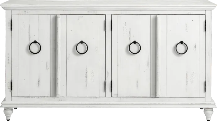 Bartelt White 65 in. Console