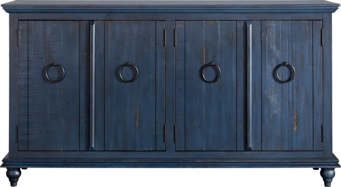 Bartelt Blue 65 in. Console