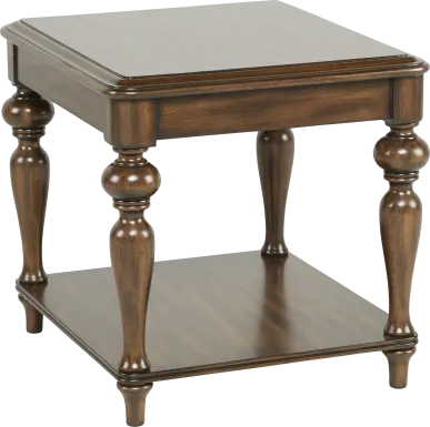 Hutton Brown End Table