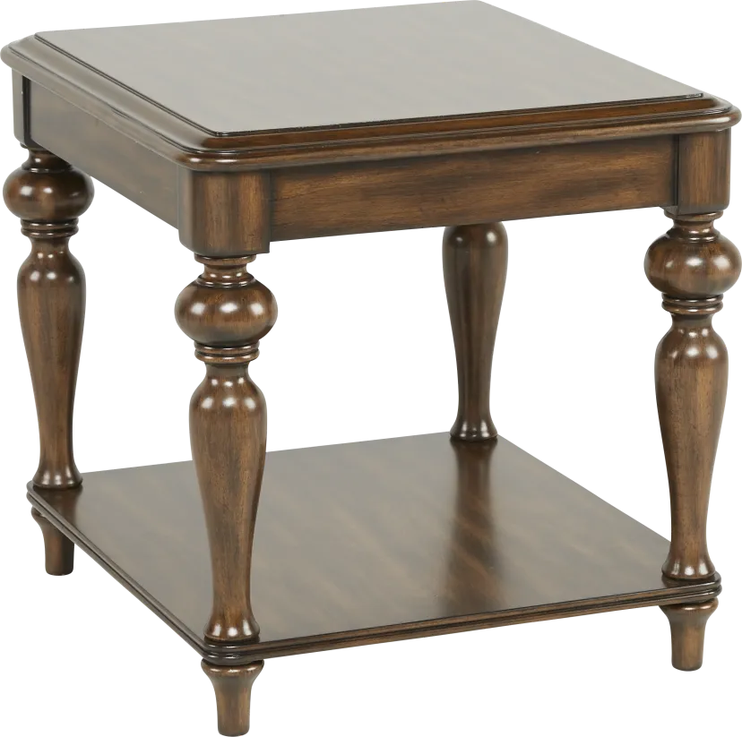 Hutton Brown End Table
