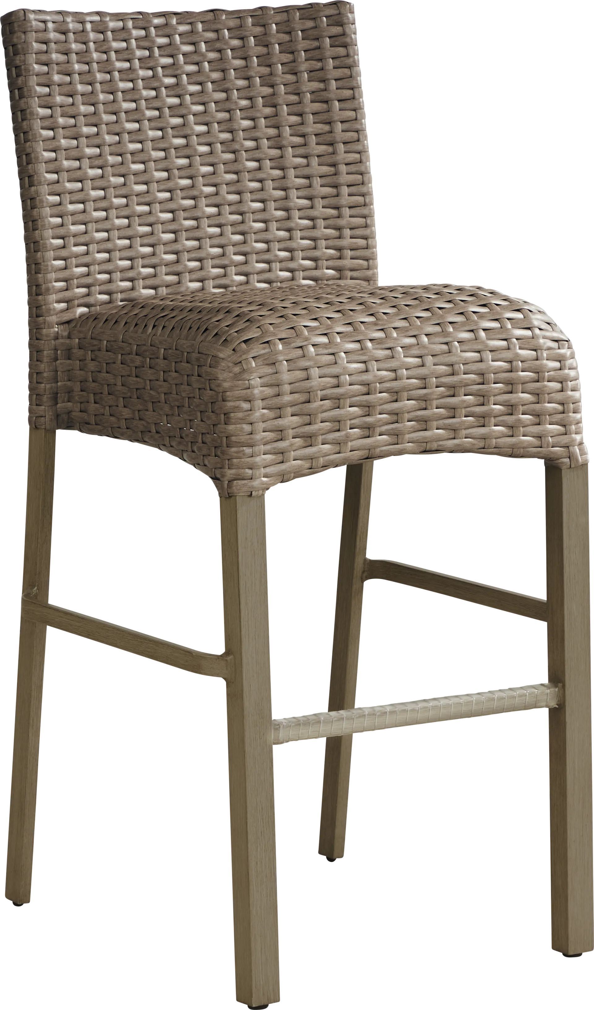 Siesta Key Gray Outdoor Barstool - Image 2