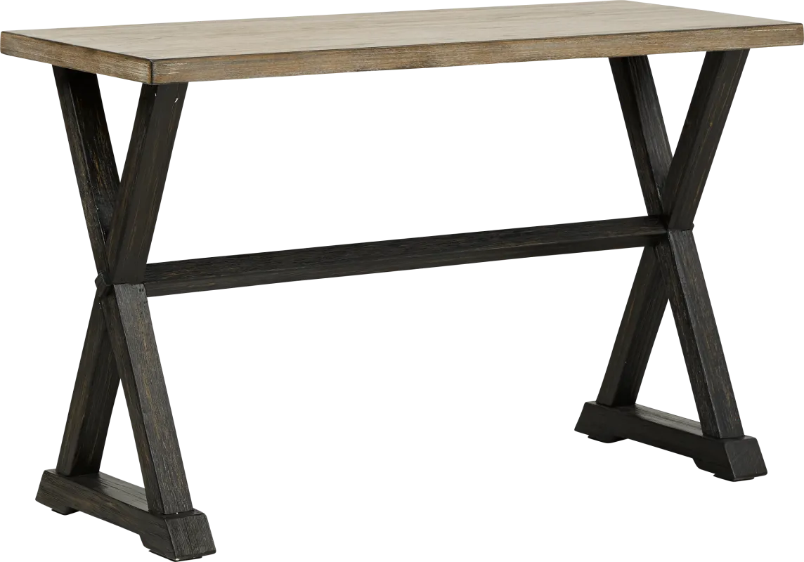 Kalani II Black Sofa Table