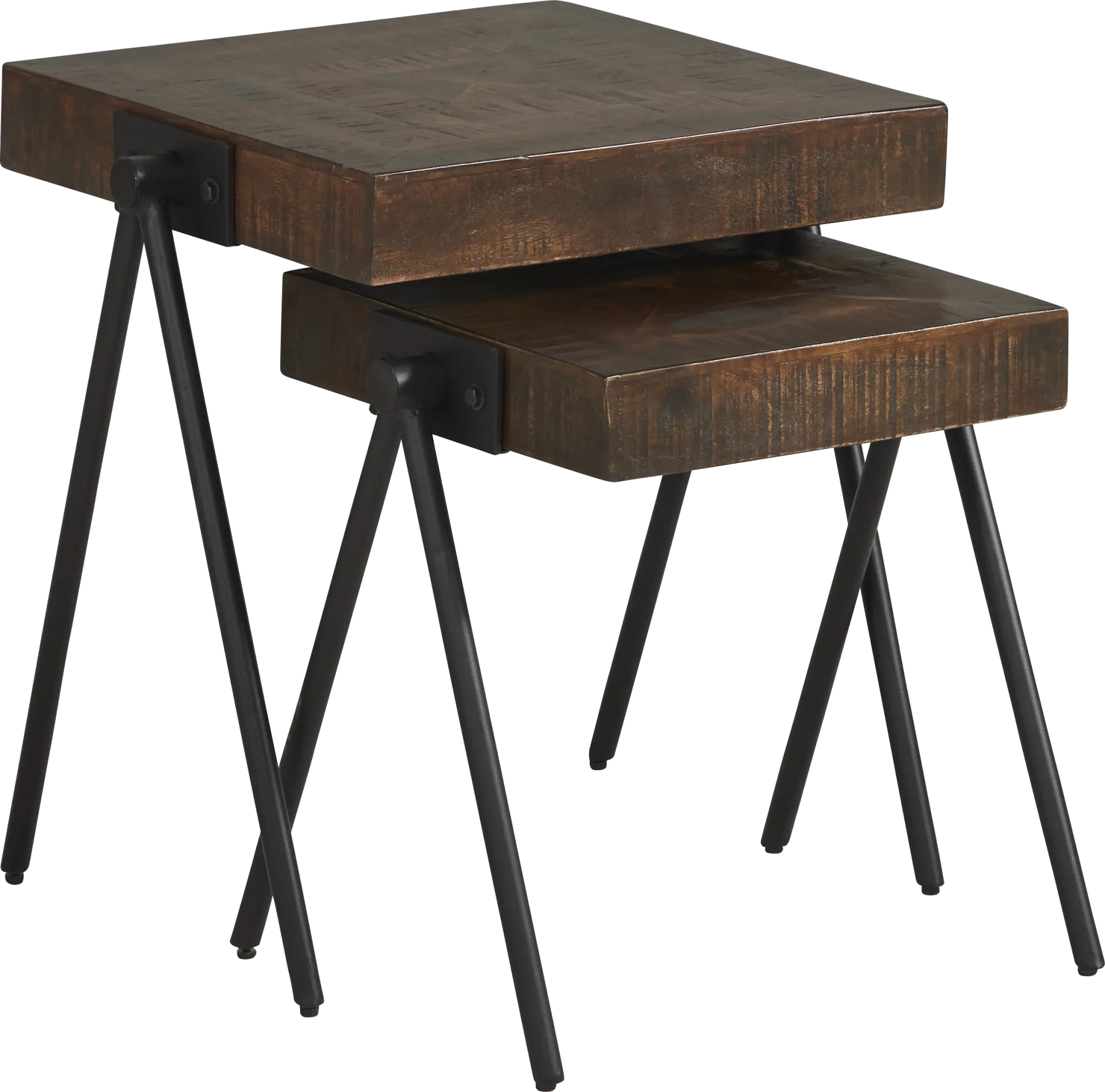 Banning Tobacco Nesting End Table Set