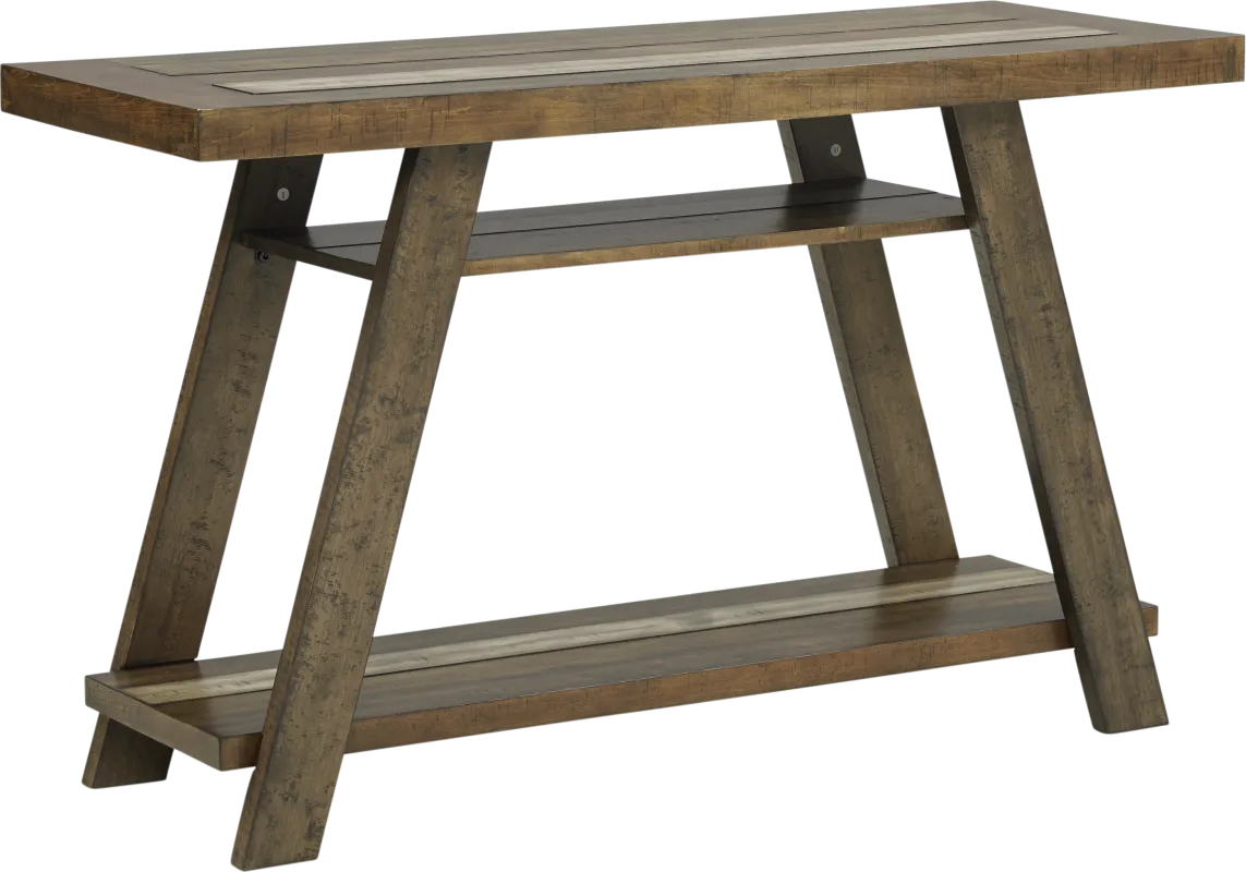 Cedar Creek Brown Sofa Table