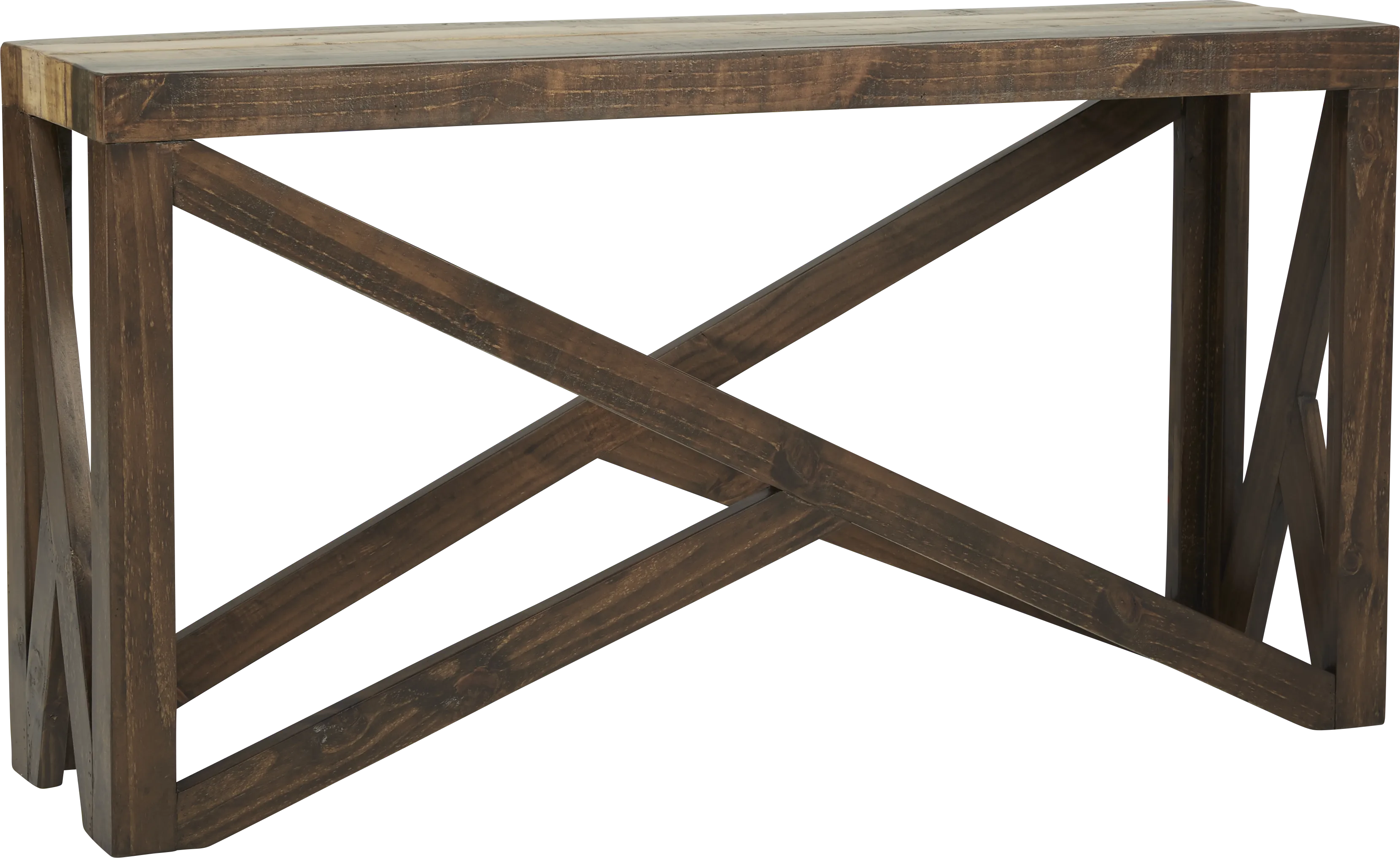 Westover Hills Brown Sofa Table - Thumbnail - Image 1