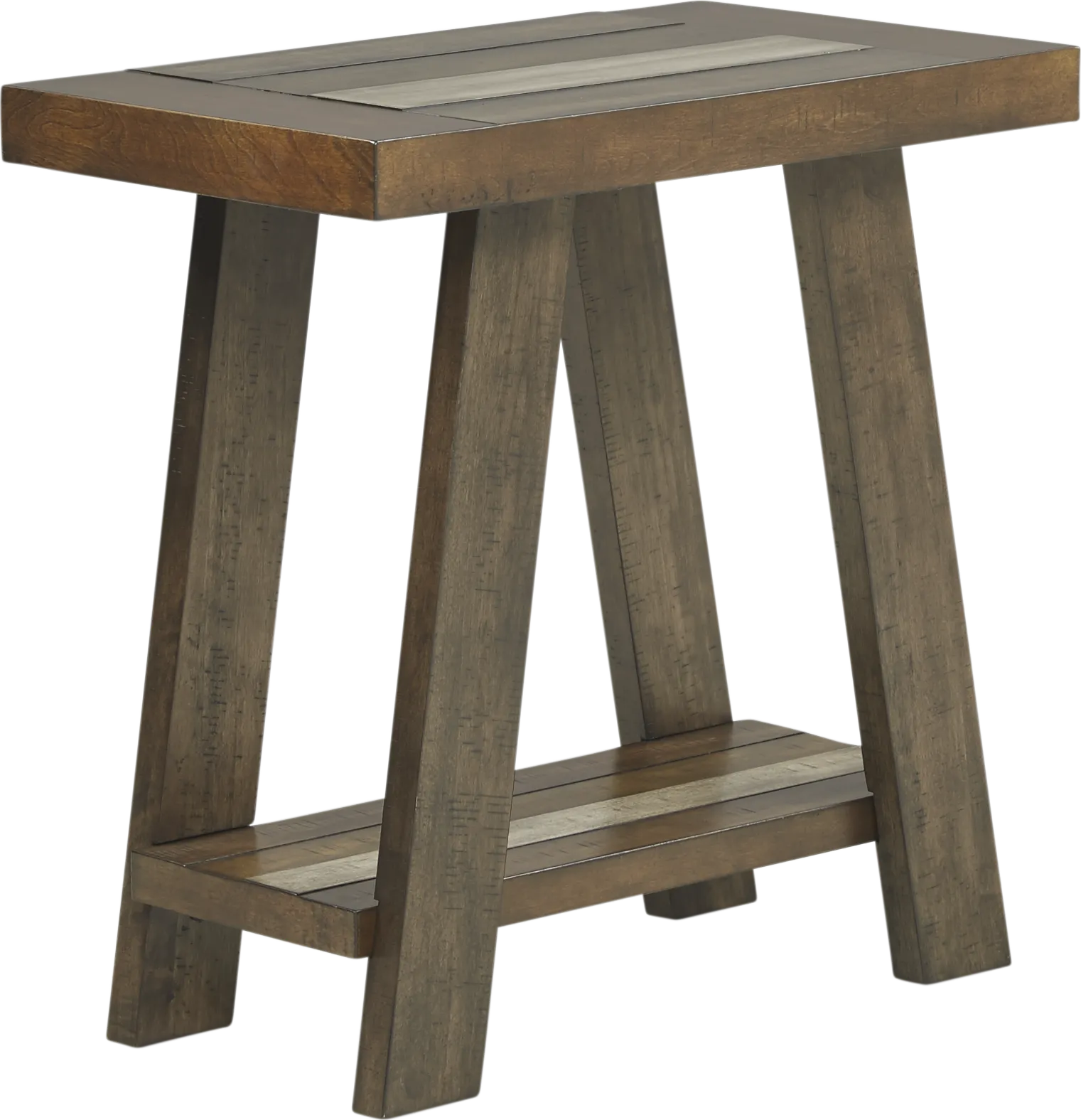 Cedar Creek Brown Chairside Table - Thumbnail - Image 1