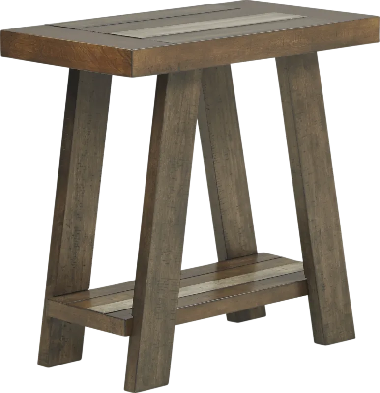 Cedar Creek Brown Chairside Table