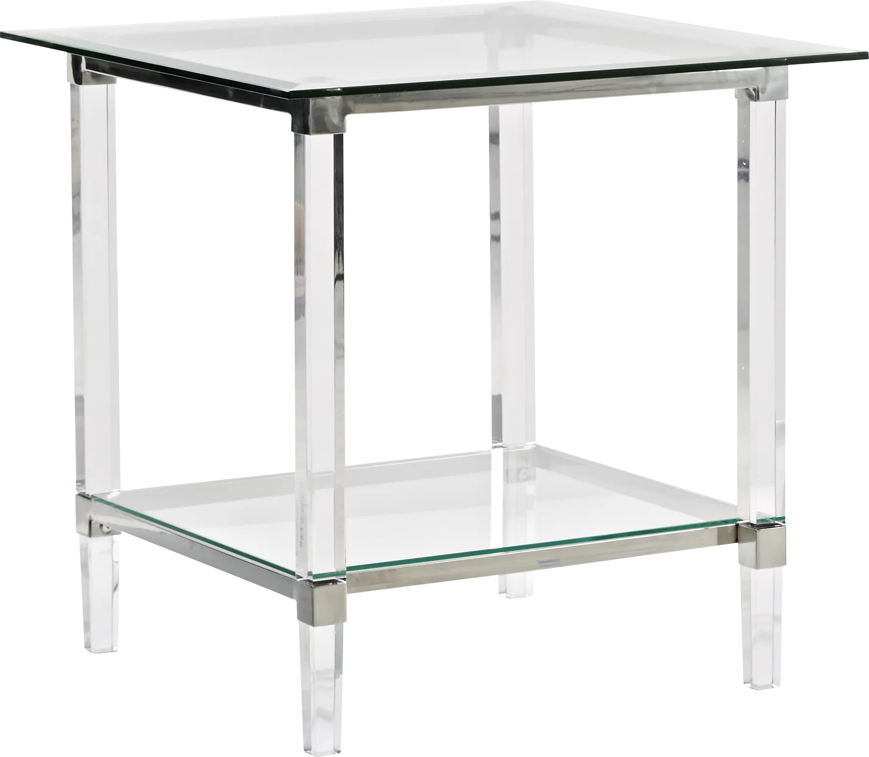 Varna Silver Square End Table - Image 1