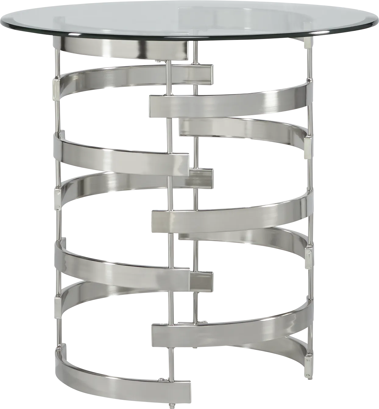 Cassano Light Gray Leather 8 Pc Sectional Living Room - Thumbnail - Image 6